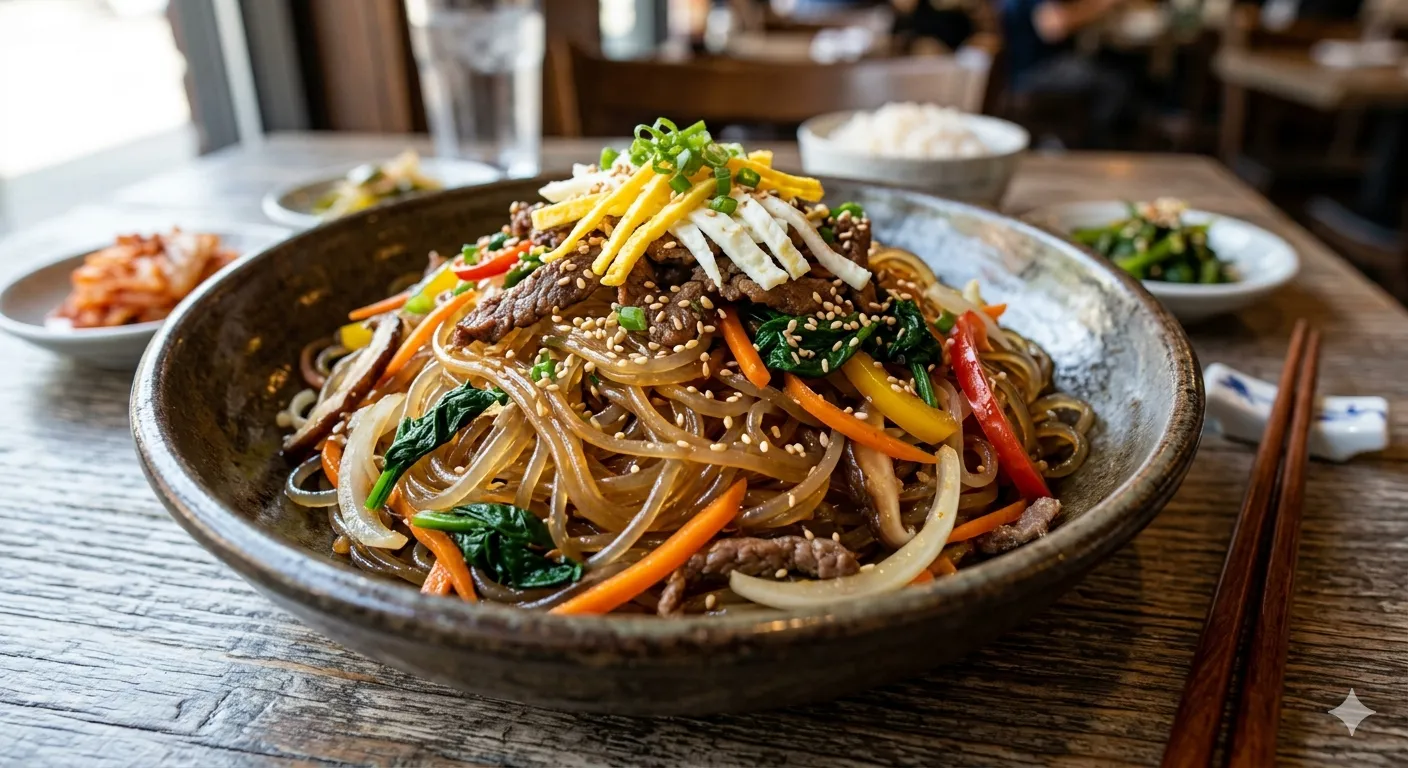Japchae (Glass Noodles)