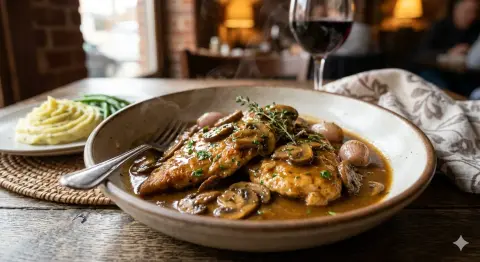 Classic Chicken Marsala