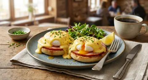 Eggs Benedict with Hollandaise
